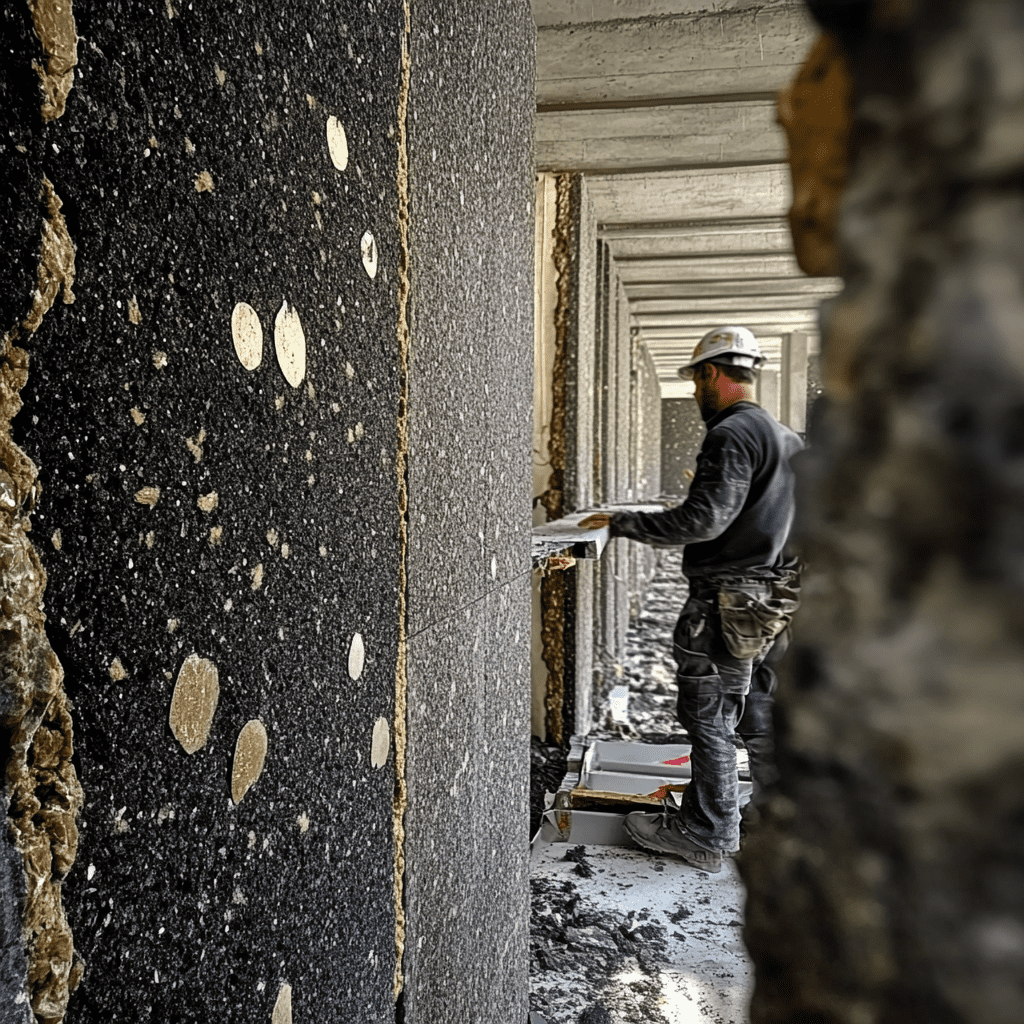 installation of insulation